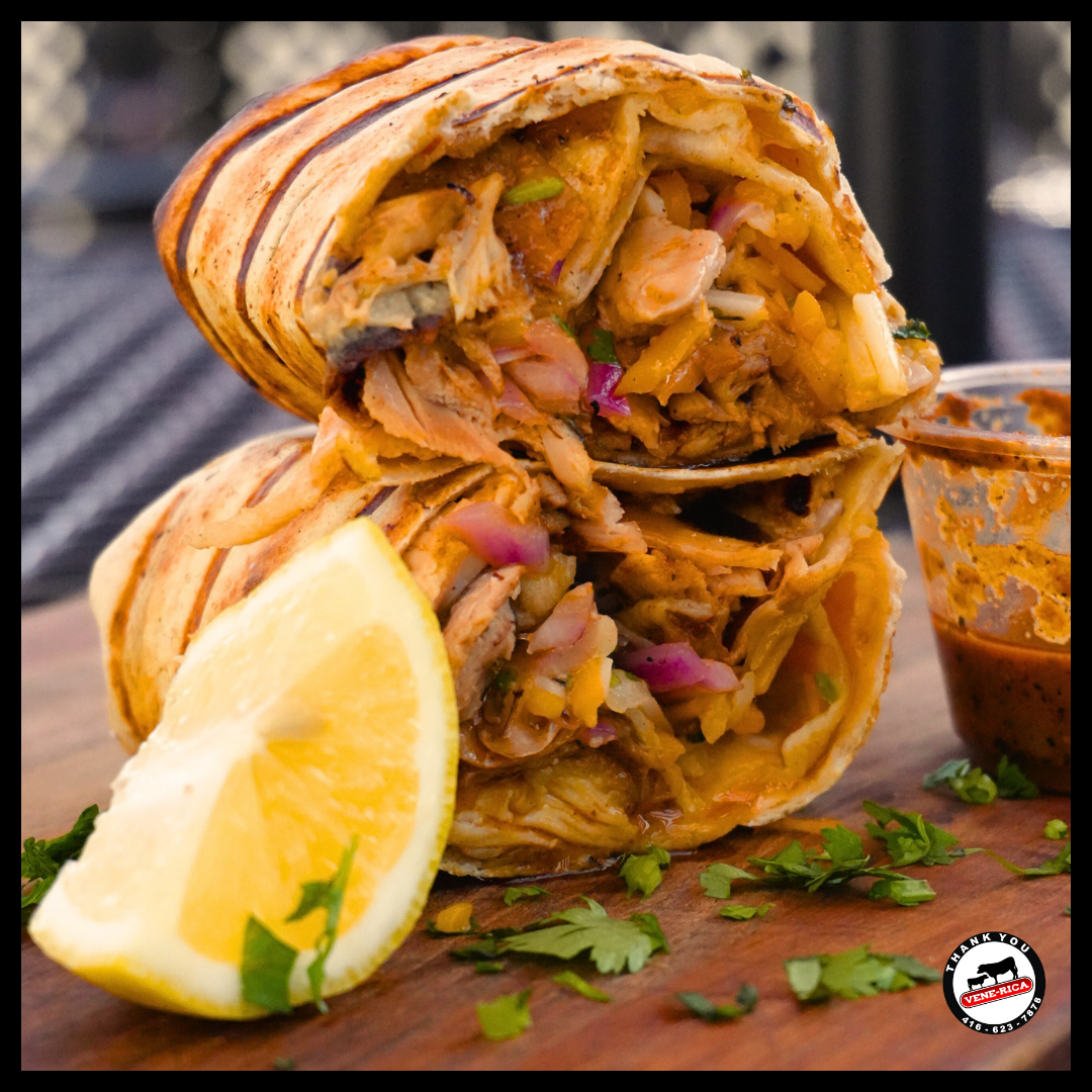 Grilled to the bone Chicken Wrap – Venericameatsdelivery