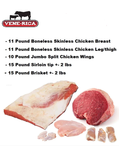 For only $260.99 Chicken/Beef Meat Package