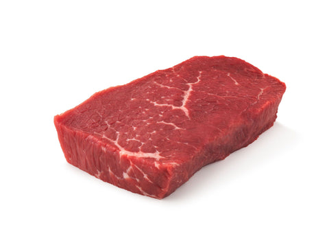 8 oz (avg) Sirloin Tip steak. 1/2 inch thick
